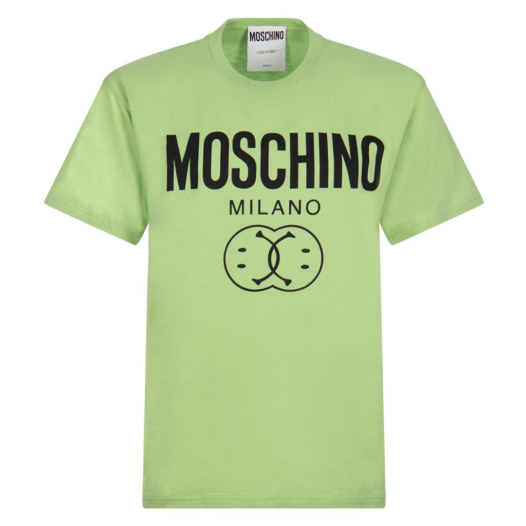 MOSCHINO 222ZRJ07259041 1397 GREEN T-SHIRT MALE XS