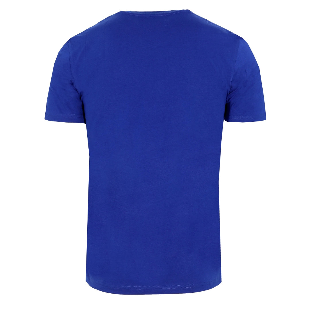 Moschino Bold Logo Branded Blue T-Shirt