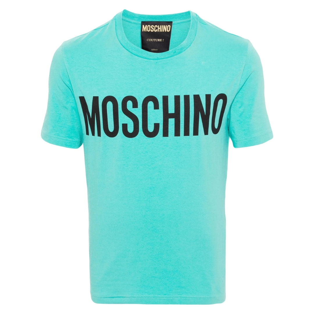 Moschino Bold Logo Branded Green T-Shirt