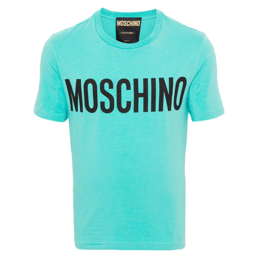 Moschino Bold Logo Branded Green T-Shirt