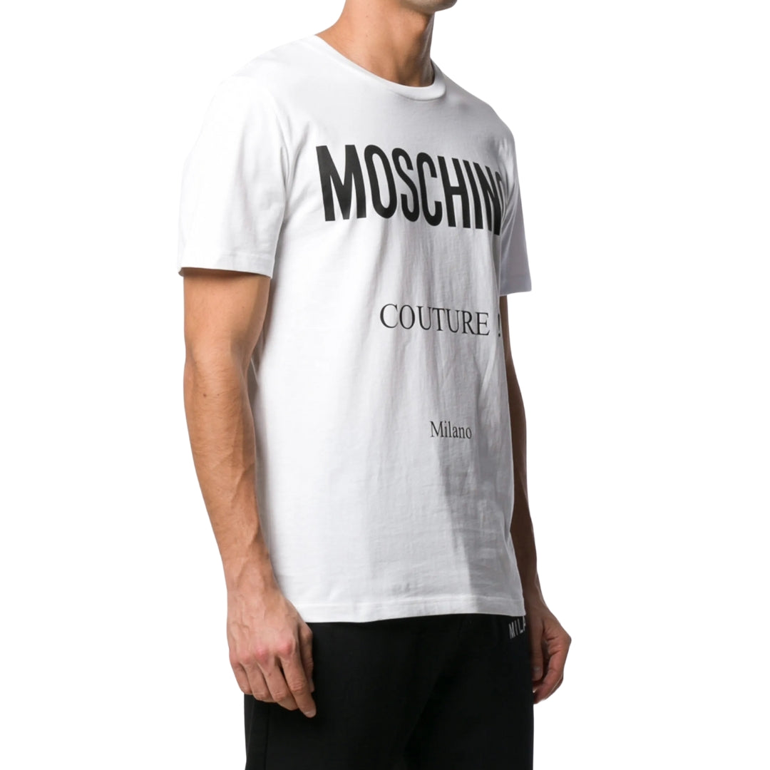 Moschino Couture Milano White T-Shirt