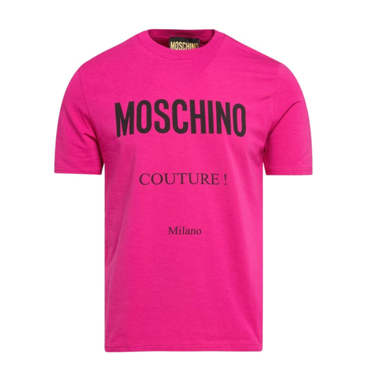 Moschino Couture Milano Fuxia T-Shirt