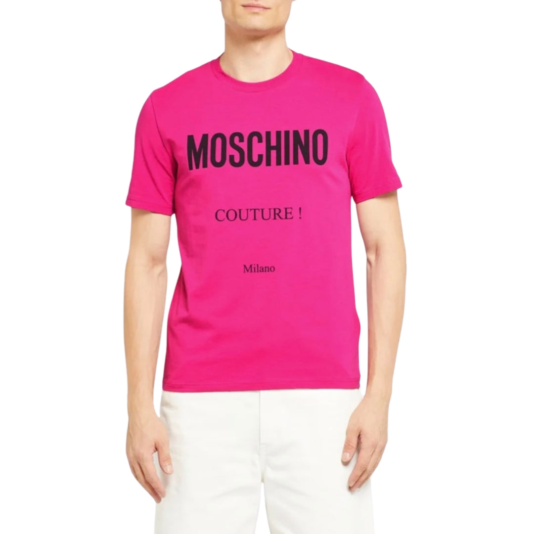 Moschino Couture Milano Fuxia T-Shirt
