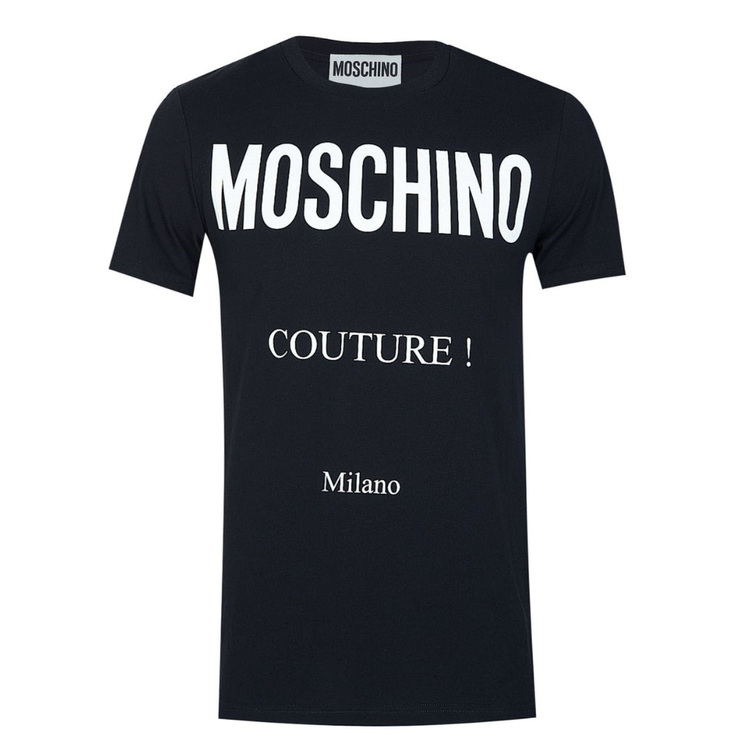 Moschino Couture Milano Black T-Shirt