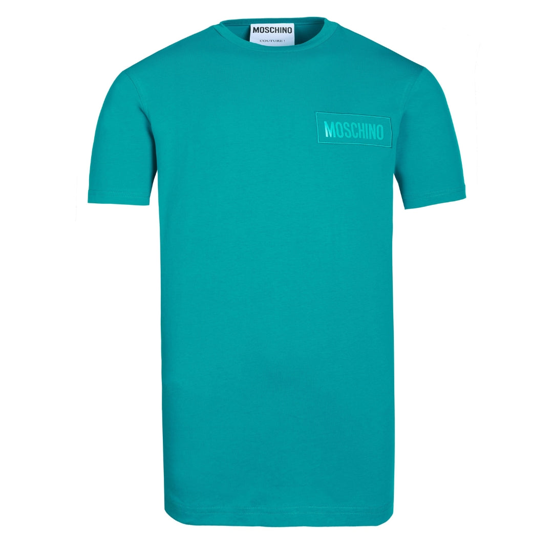 Moschino Logo Patch Green T-Shirt