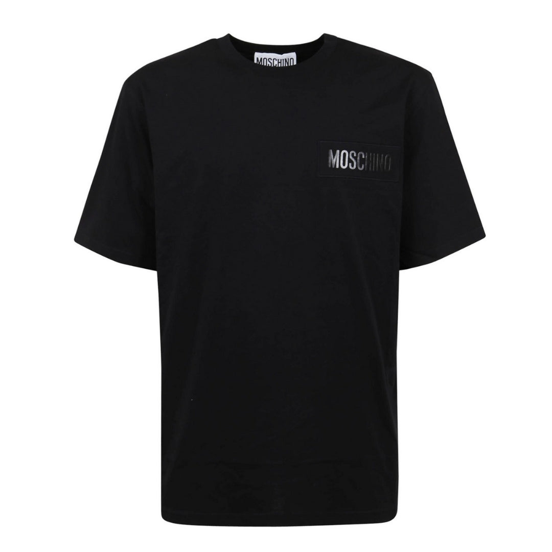 Moschino Logo Patch Black T-Shirt