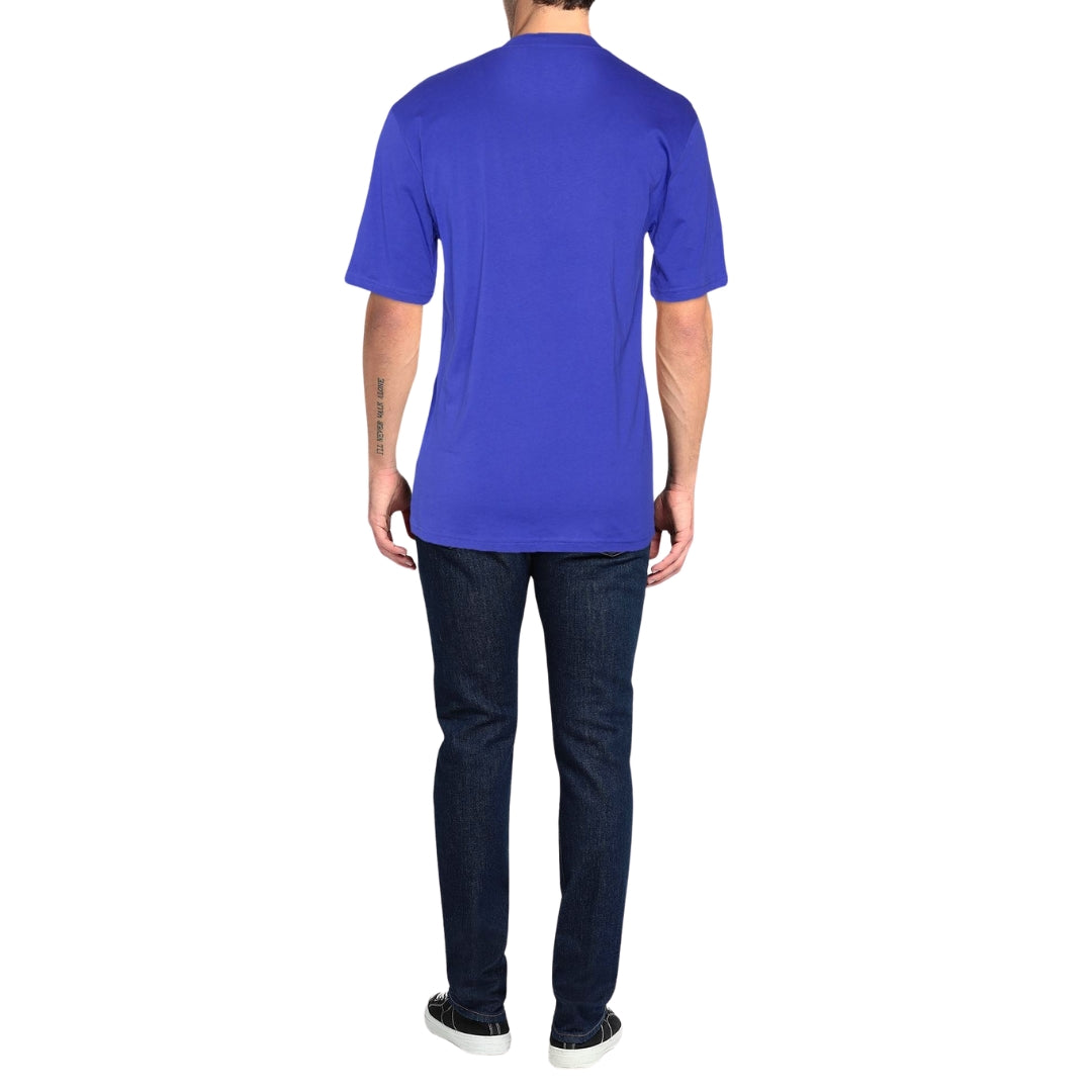 Moschino Couture Gloss Logo Blue T-Shirt