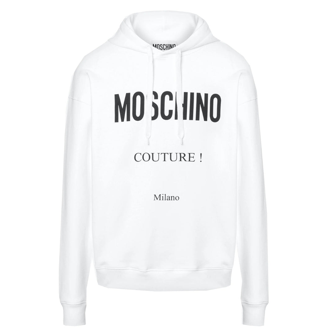 Moschino Couture Milano White Hoodie