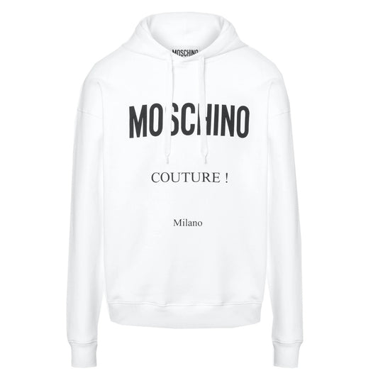 Moschino Couture Milano White Hoodie