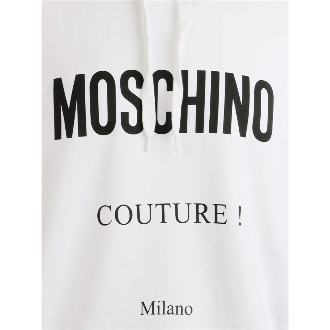 Moschino Couture Milano White Hoodie
