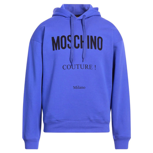 Moschino Couture Milano Blue Hoodie