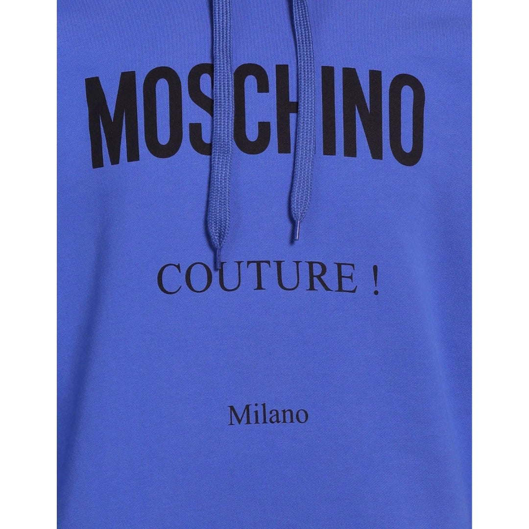 Moschino Couture Milano Blue Hoodie