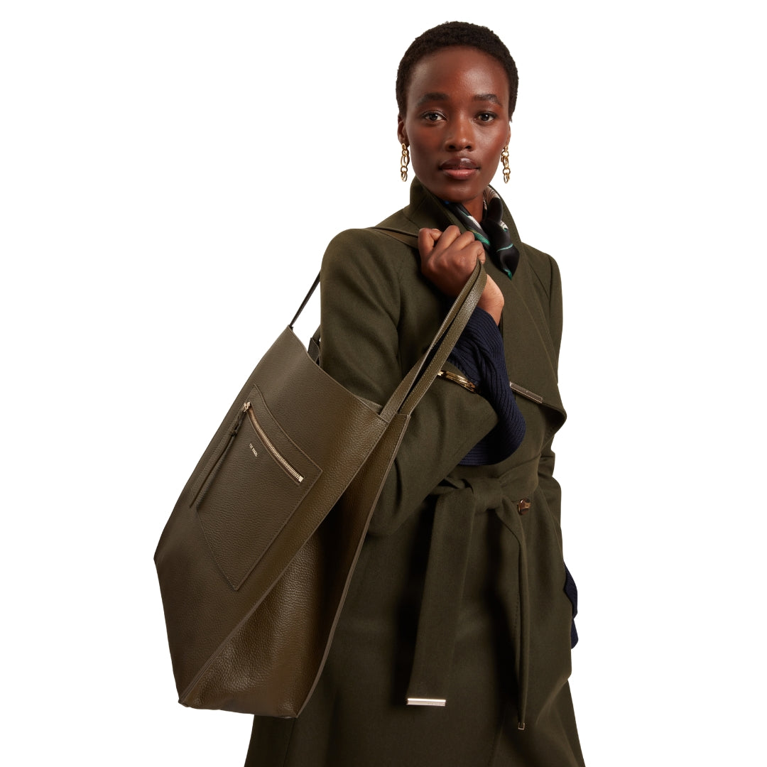 Ted Baker Soft Slouch Large Leather Tote One Size