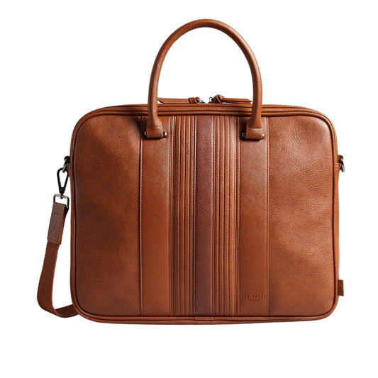 Ted Baker MXB NEVVER Striped PU Document Bag One Size