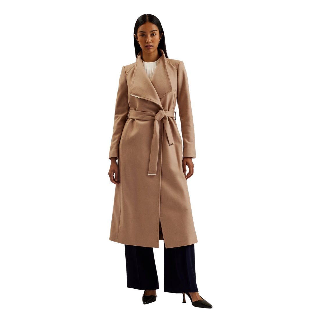 Ted Baker WMO ROSELL Long Length Wool Wrap Coat