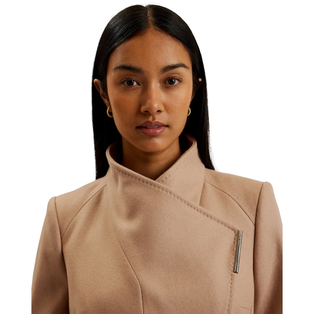 Ted Baker WMO ROSELL Long Length Wool Wrap Coat