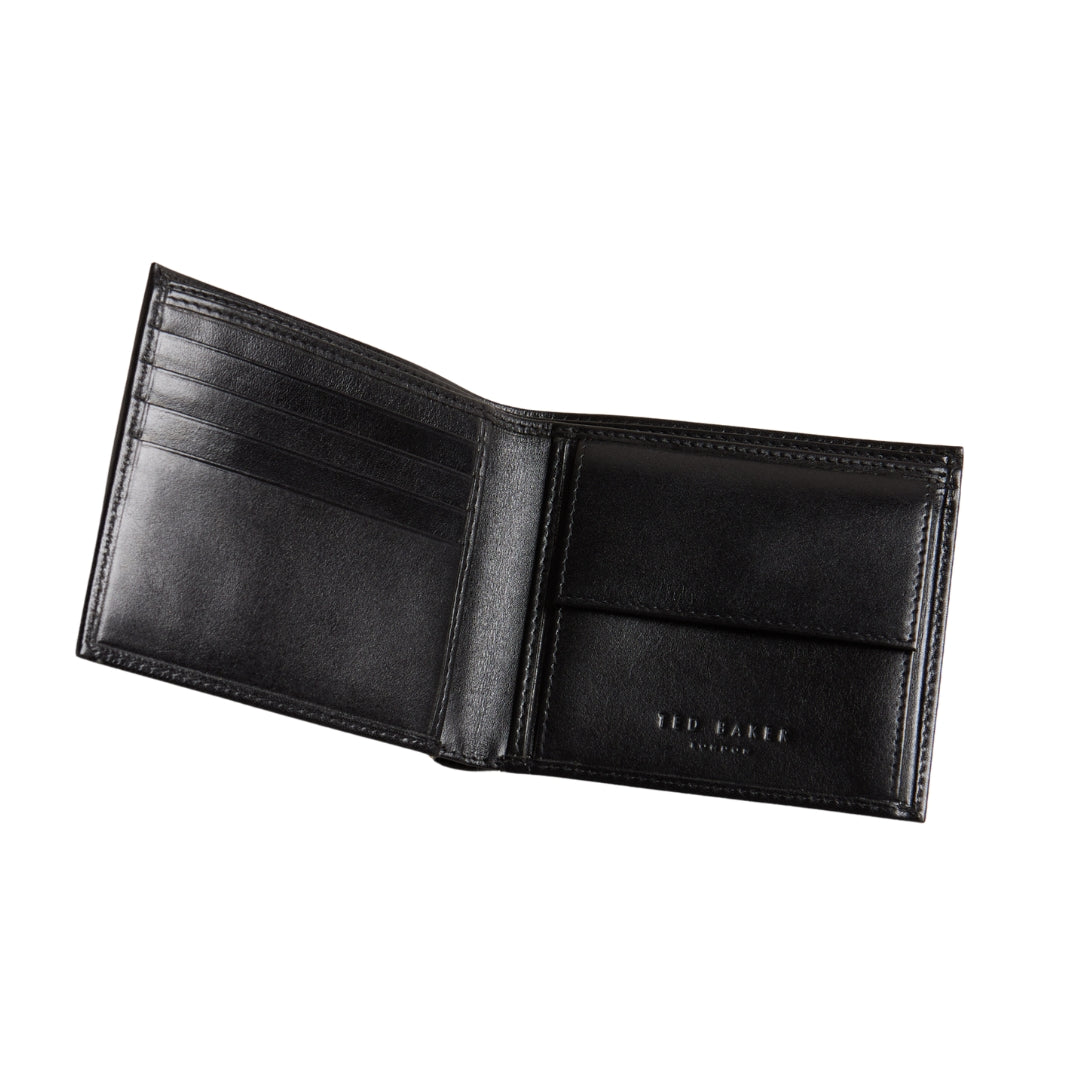 Ted Baker MXW PRUGS Embossed Corner Leather Bifold One Size