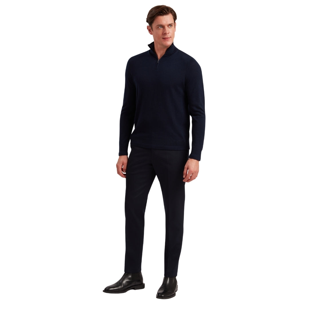 Ted Baker MMK LIMEHAS Ls Merino Core Half Zip 4