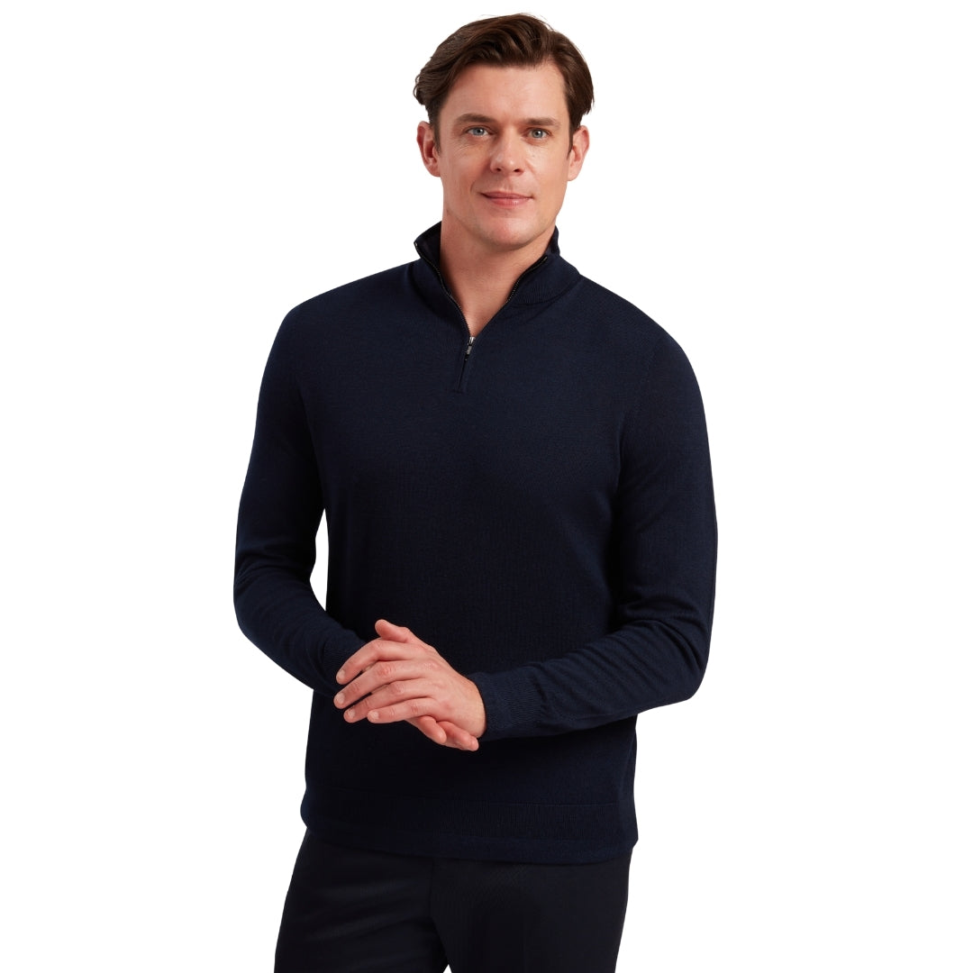 Ted Baker MMK LIMEHAS Ls Merino Core Half Zip 4