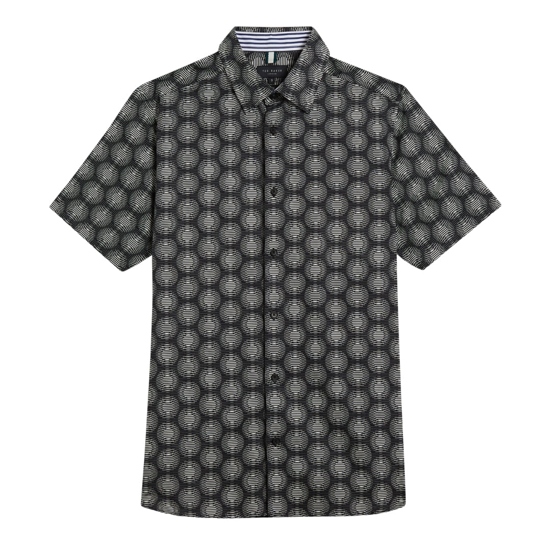 Ted Baker MMA PEARSHO Short Sleeve Circle Geo Shir 6