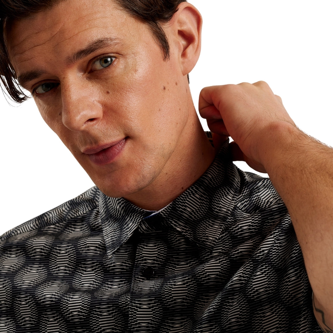 Ted Baker MMA PEARSHO Short Sleeve Circle Geo Shir 6