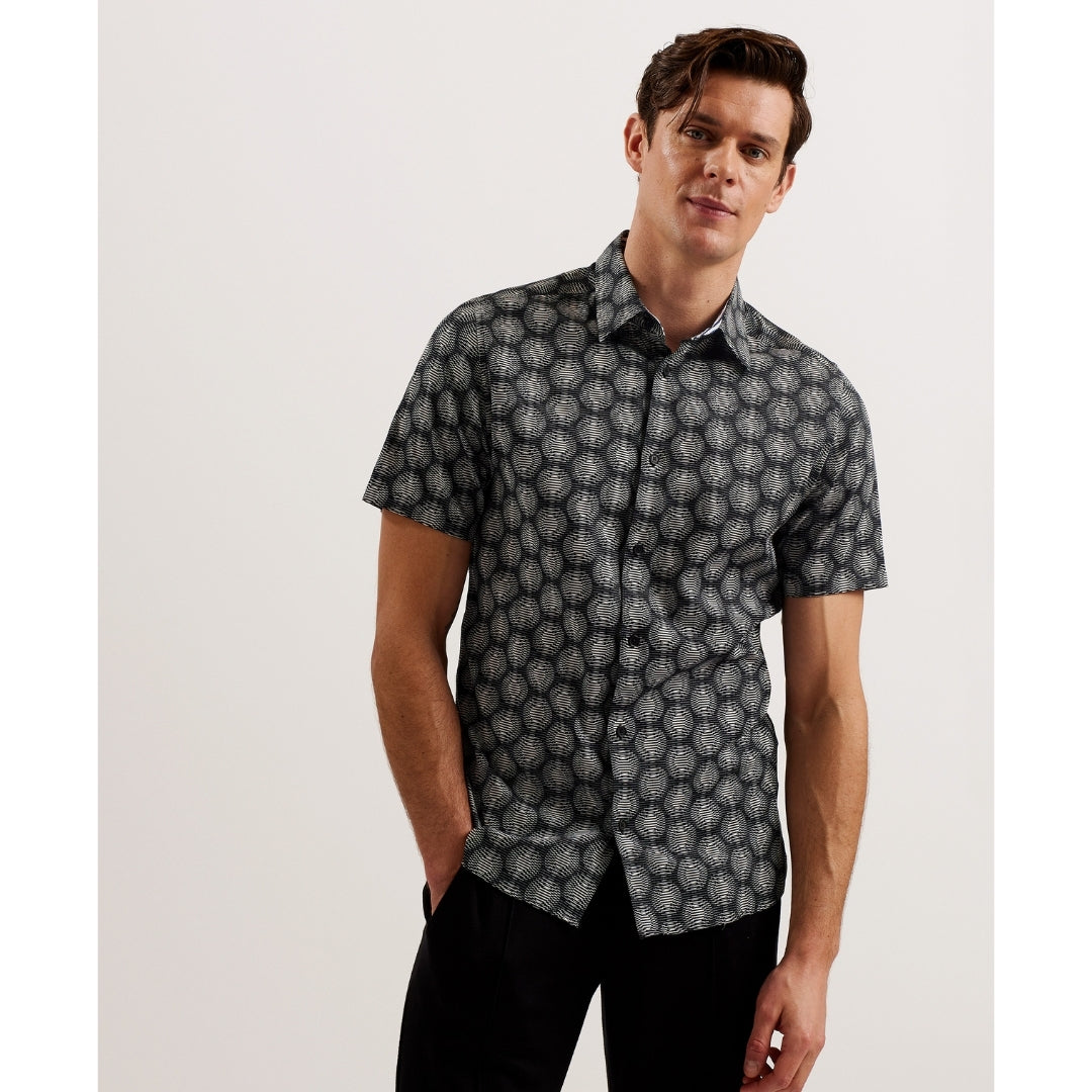 Ted Baker MMA PEARSHO Short Sleeve Circle Geo Shir 6
