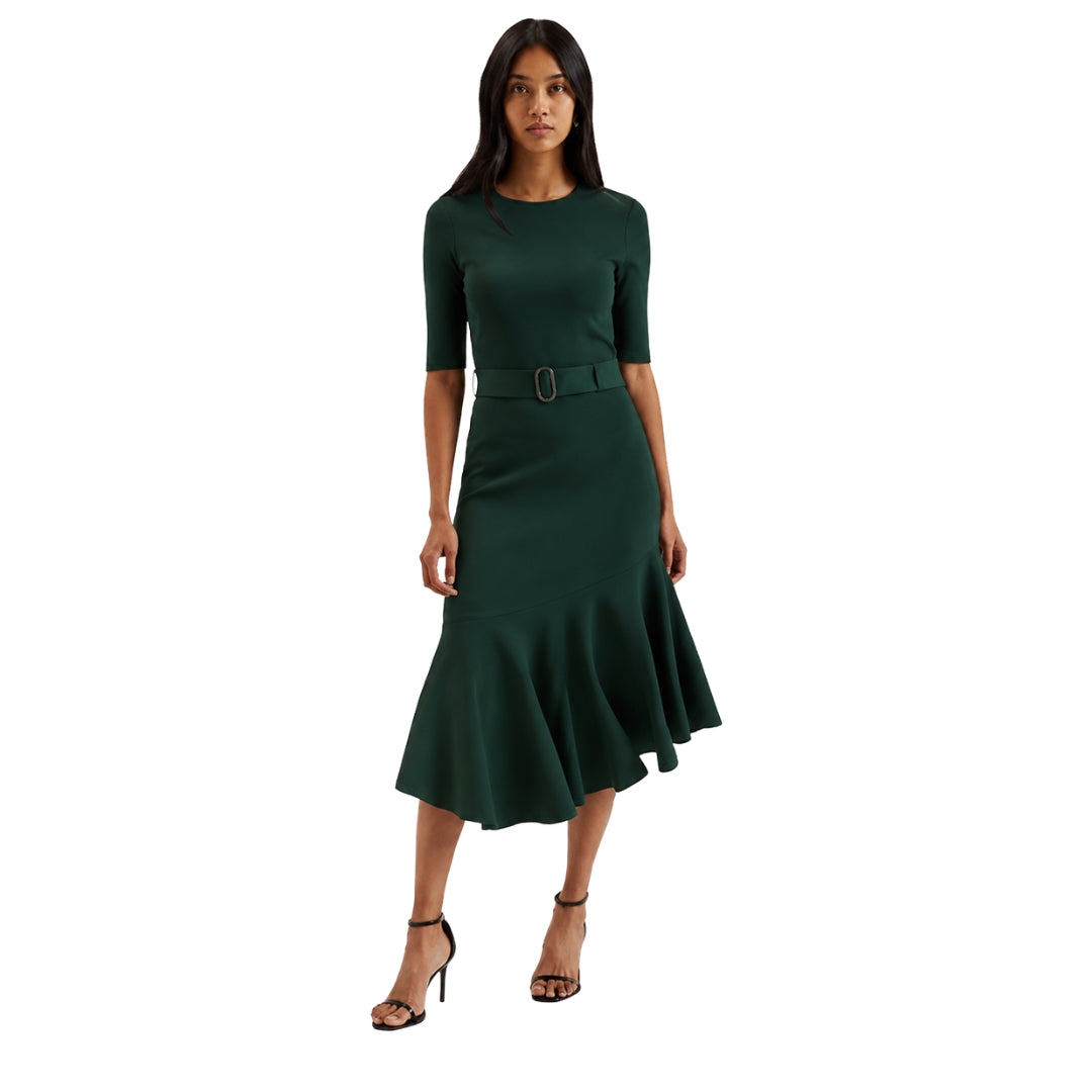 Ted Baker WMD SAMALEE Knitted Flippy Skirt Midi Dr 5