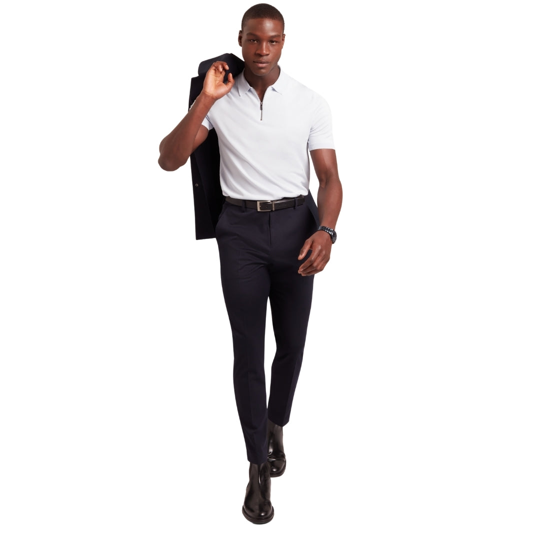 Ted Baker MMK DALDIN SS Rayon Zip Polo 6