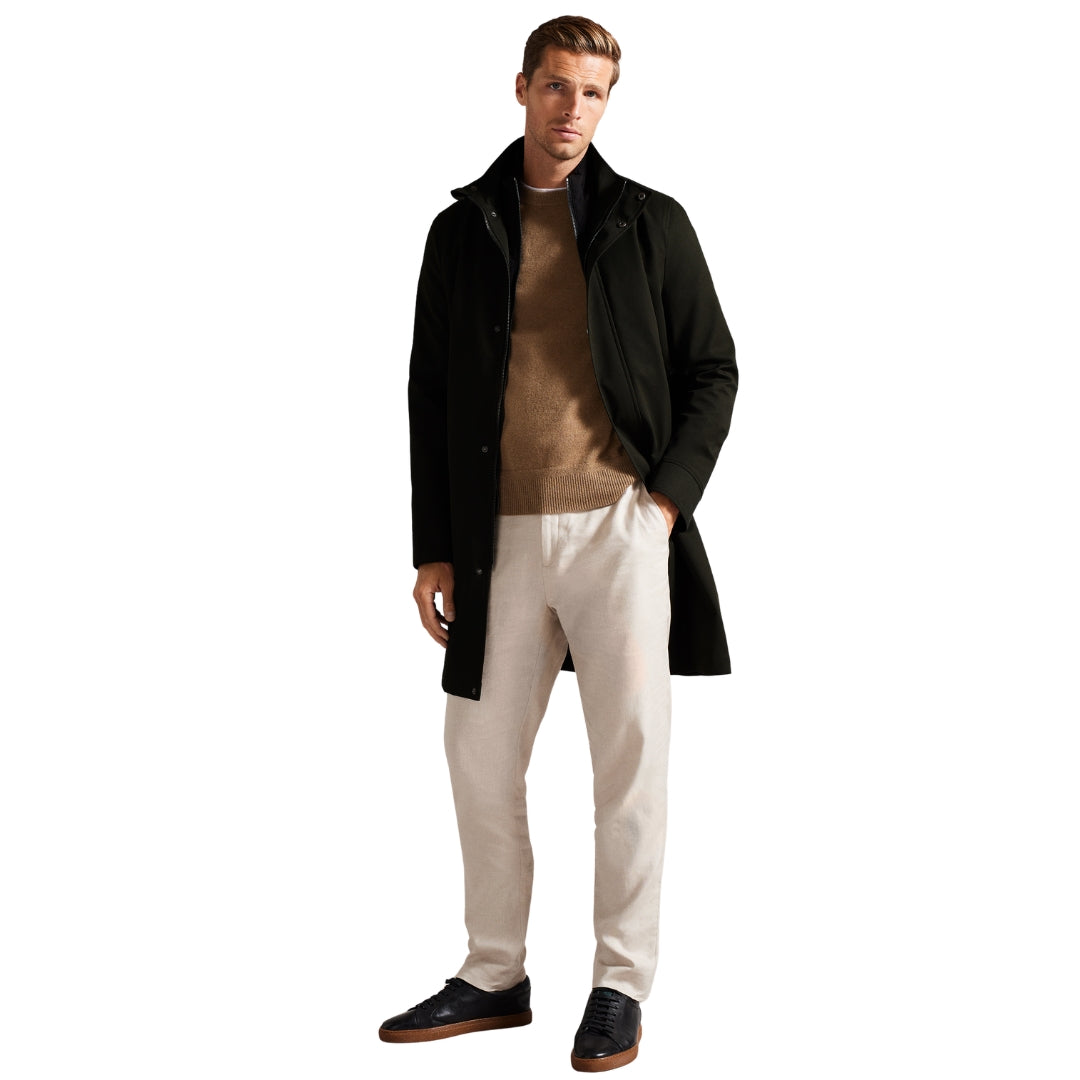 Ted Baker MMO EROLSON Nylon Funnel Neck Coat 1