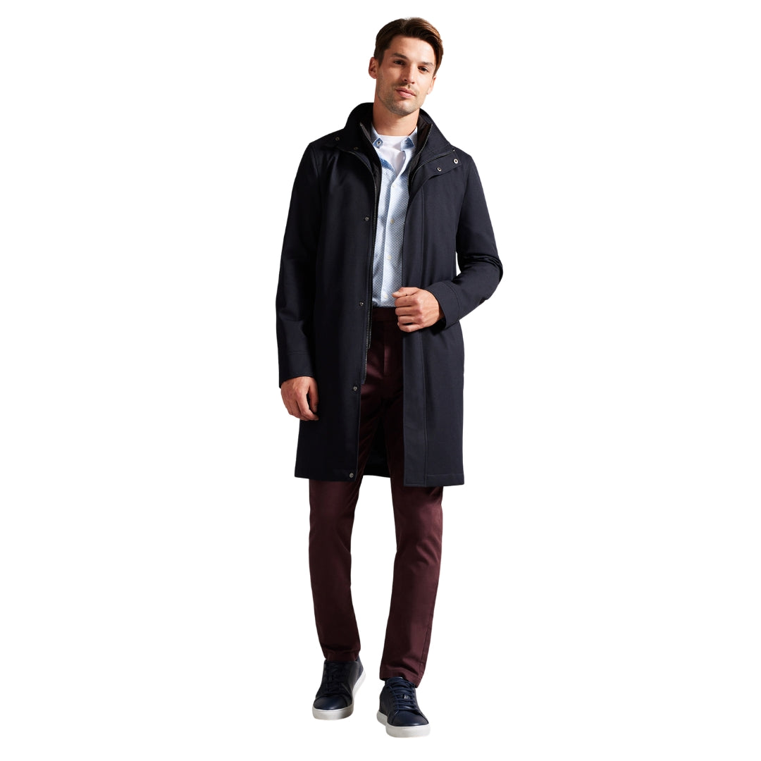 Ted Baker MMO EROLSON Nylon Funnel Neck Coat 1