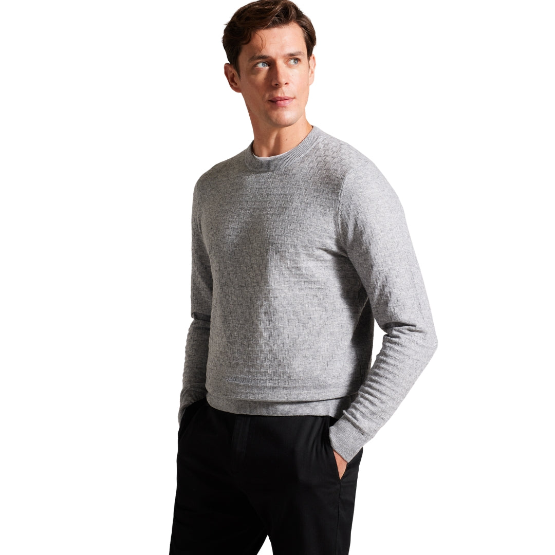 Ted Baker MMK LOUNG Ls T Stitch Crew Neck 7