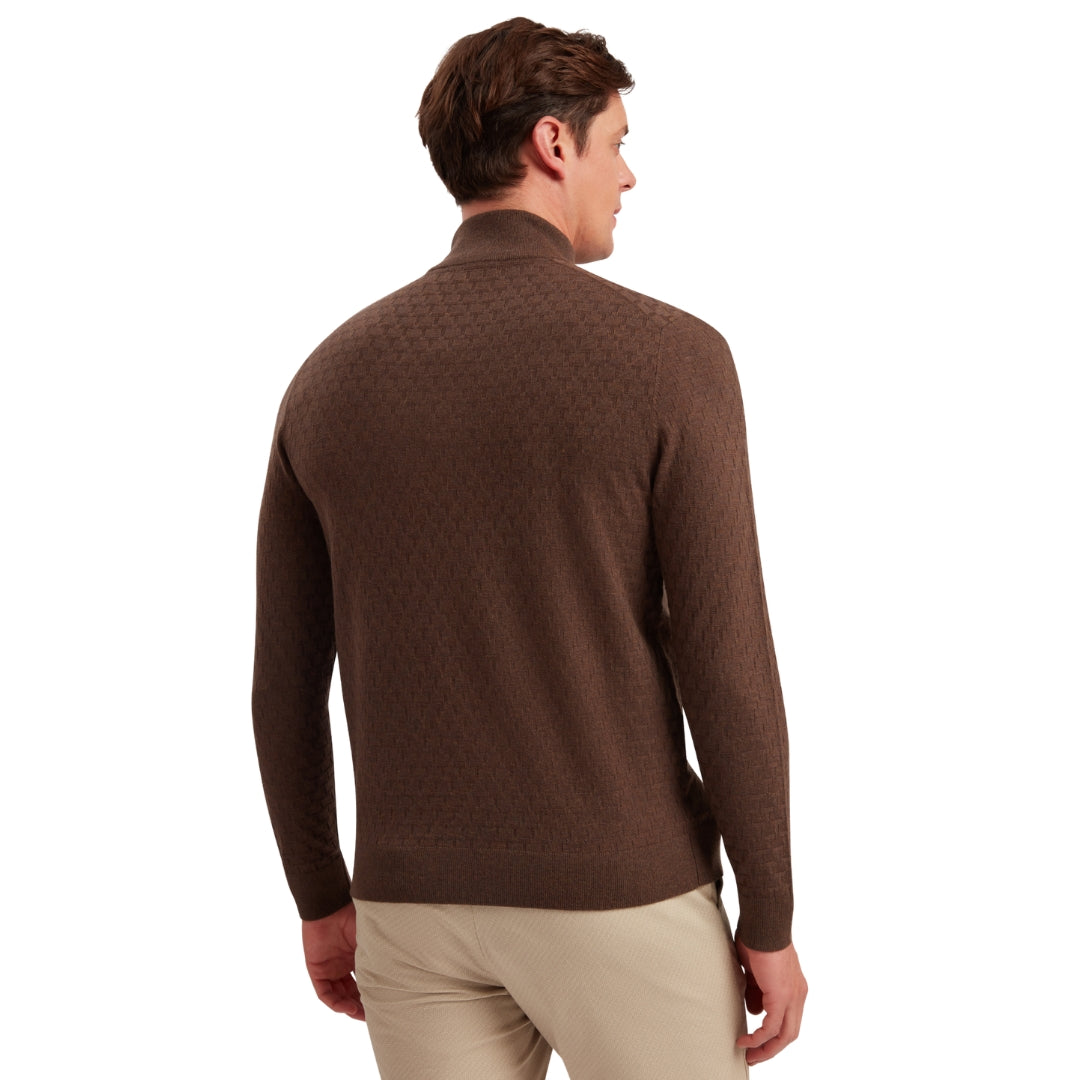 Ted Baker MMK KURNLE Ls T Stitch Knitted Half Zip 2