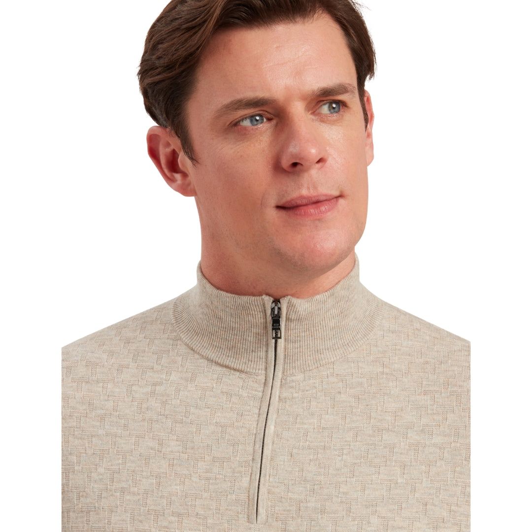 Ted Baker MMK KURNLE Ls T Stitch Knitted Half Zip 5