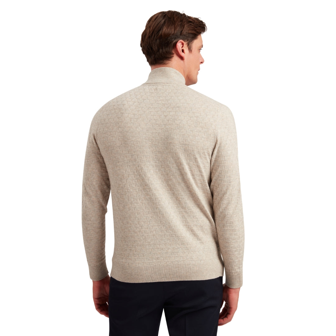 Ted Baker MMK KURNLE Ls T Stitch Knitted Half Zip 5