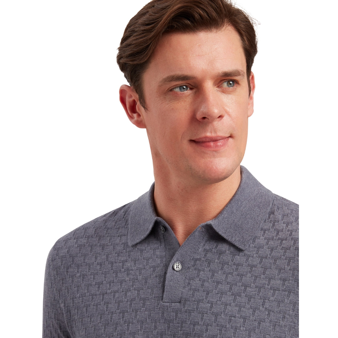 Ted Baker MMK MORAR Ls T Stitch Knitted Polo 5