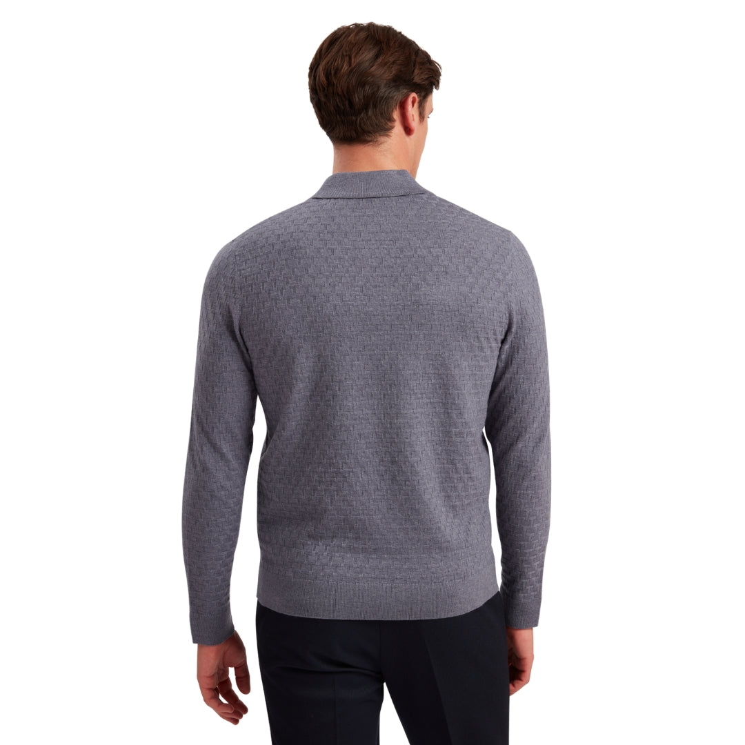 Ted Baker MMK MORAR Ls T Stitch Knitted Polo 5