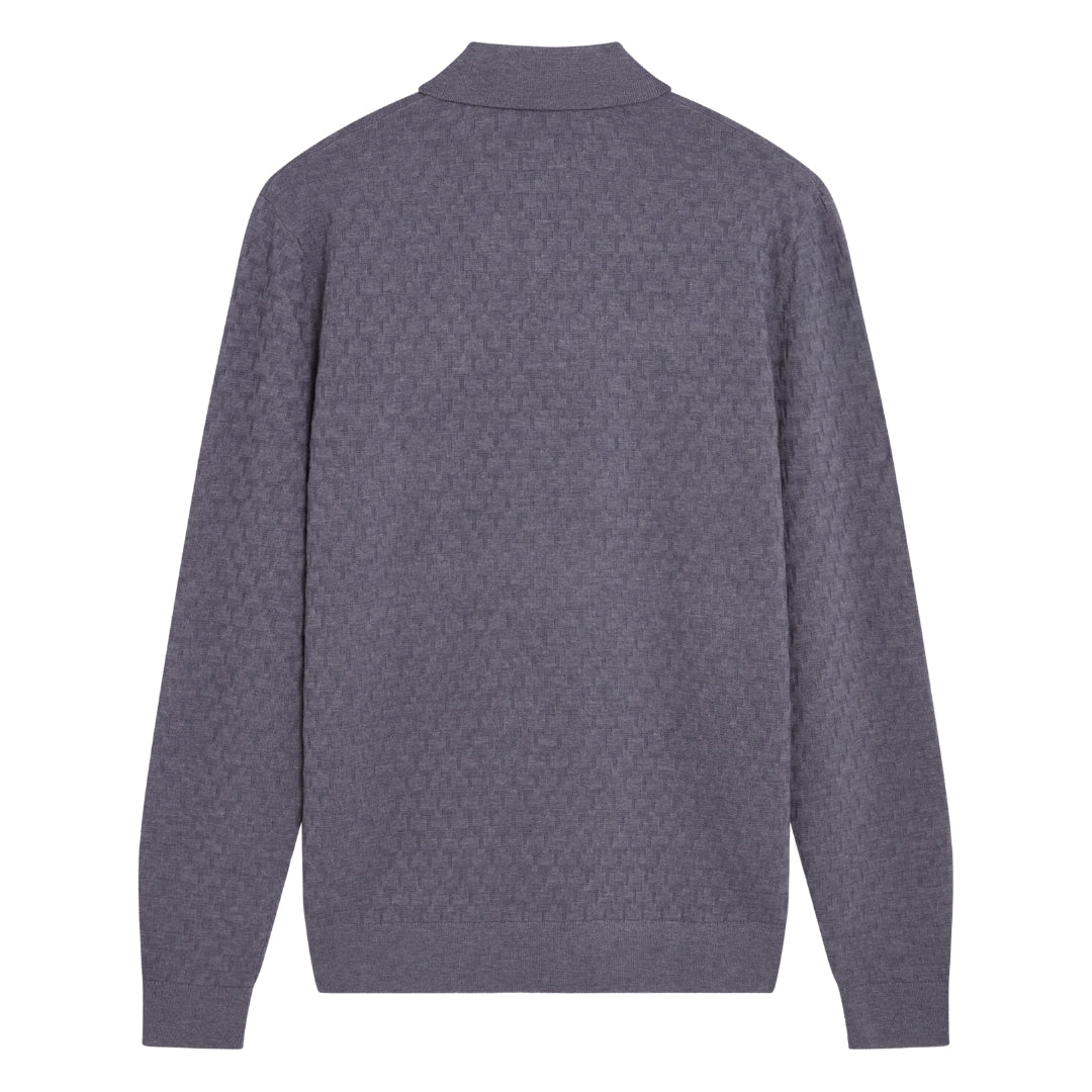 Ted Baker MMK MORAR Ls T Stitch Knitted Polo 5