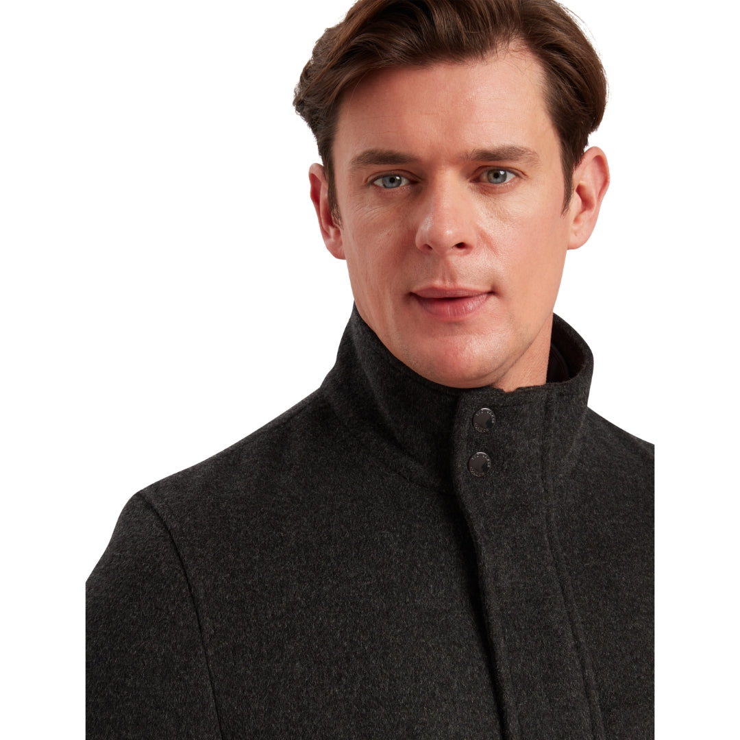 Ted Baker MMO EDERSON Wool Blend Funnel Neck Coat 2