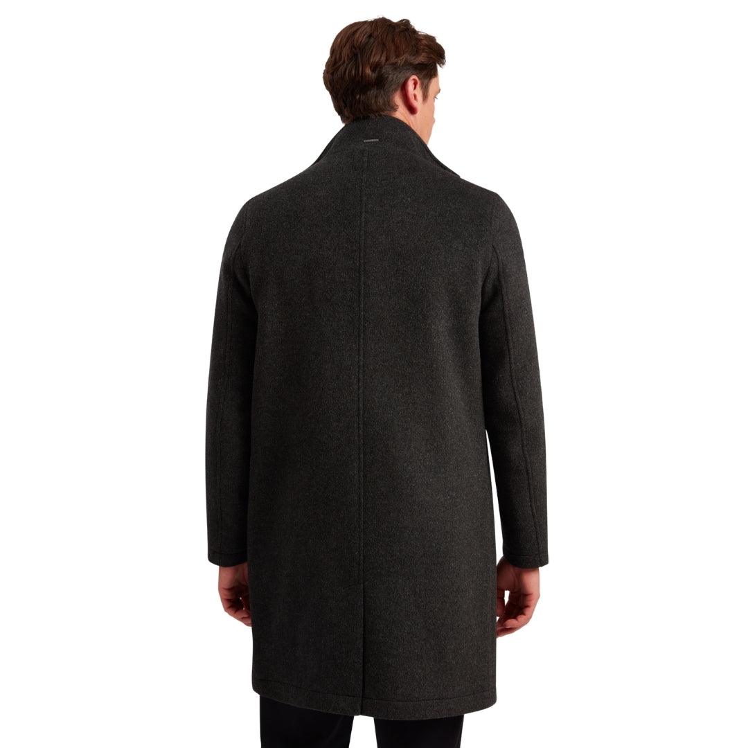 Ted Baker MMO EDERSON Wool Blend Funnel Neck Coat 2