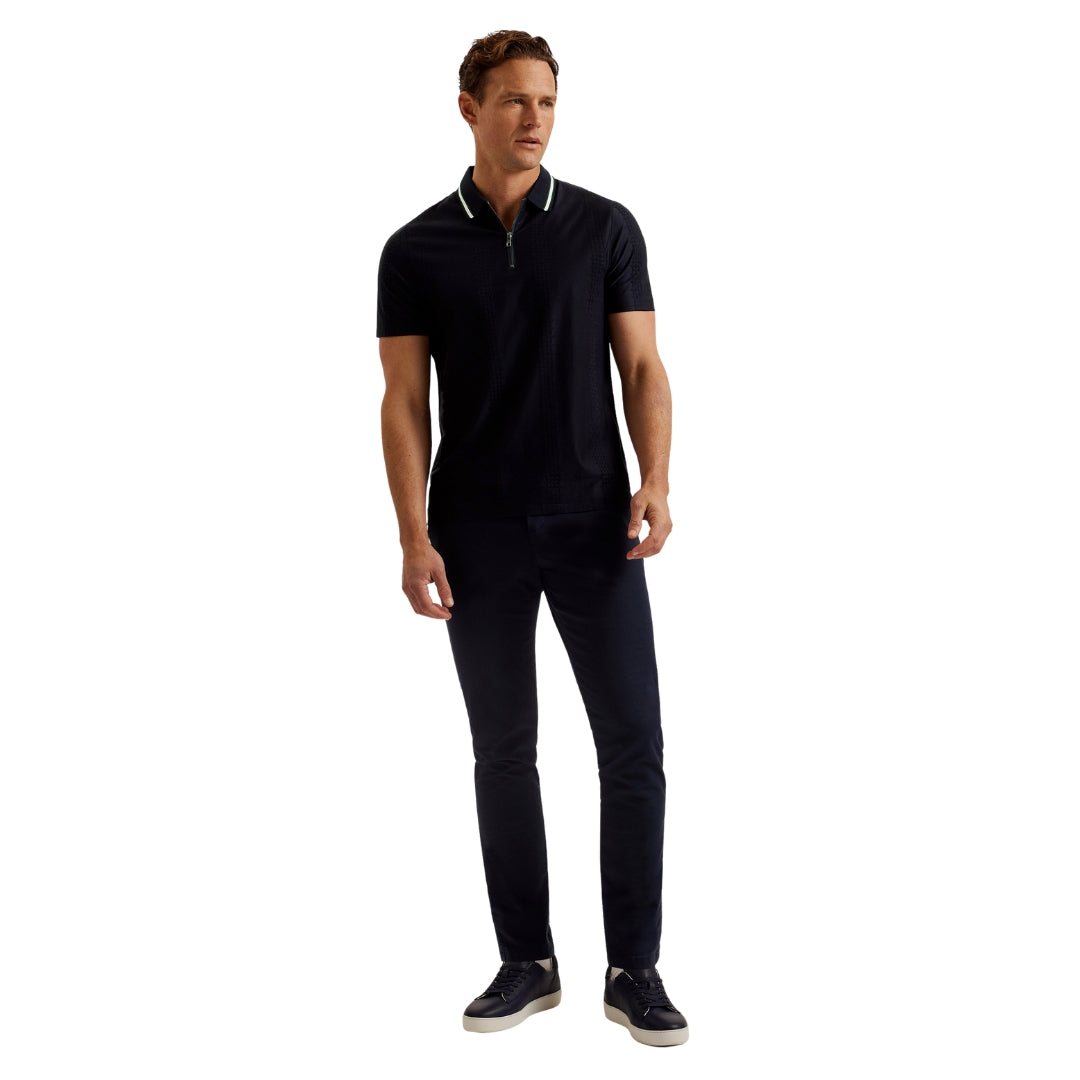 Ted Baker MMB ORBITE SS Slim Fit Jacquard T Polo 5