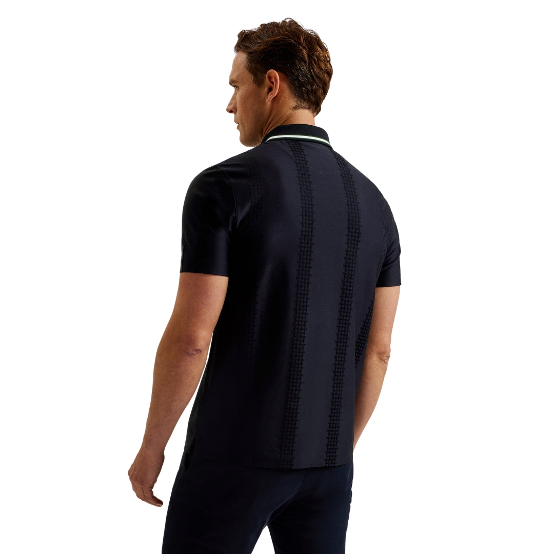 Ted Baker MMB ORBITE SS Slim Fit Jacquard T Polo 5