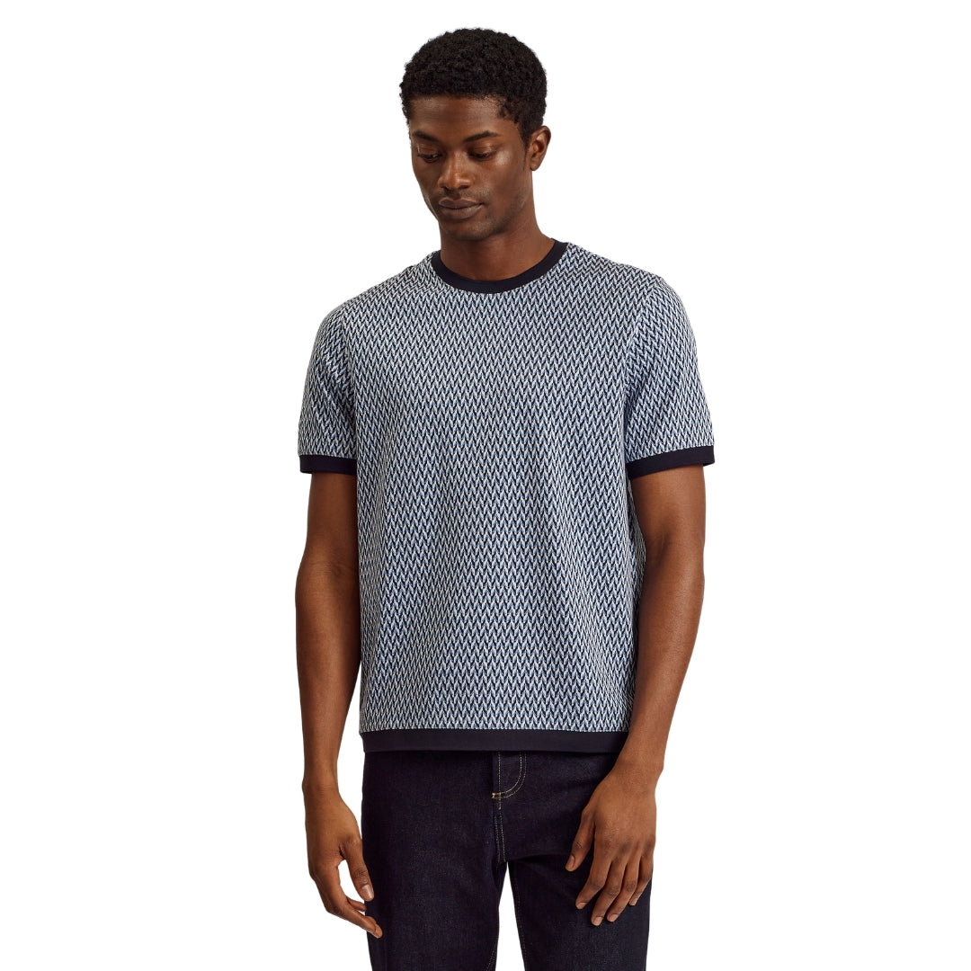 Ted Baker MMB FINITY SS Regular Jacquard T Shirt 6