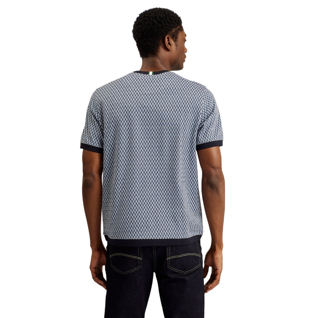 Ted Baker MMB FINITY SS Regular Jacquard T Shirt 6