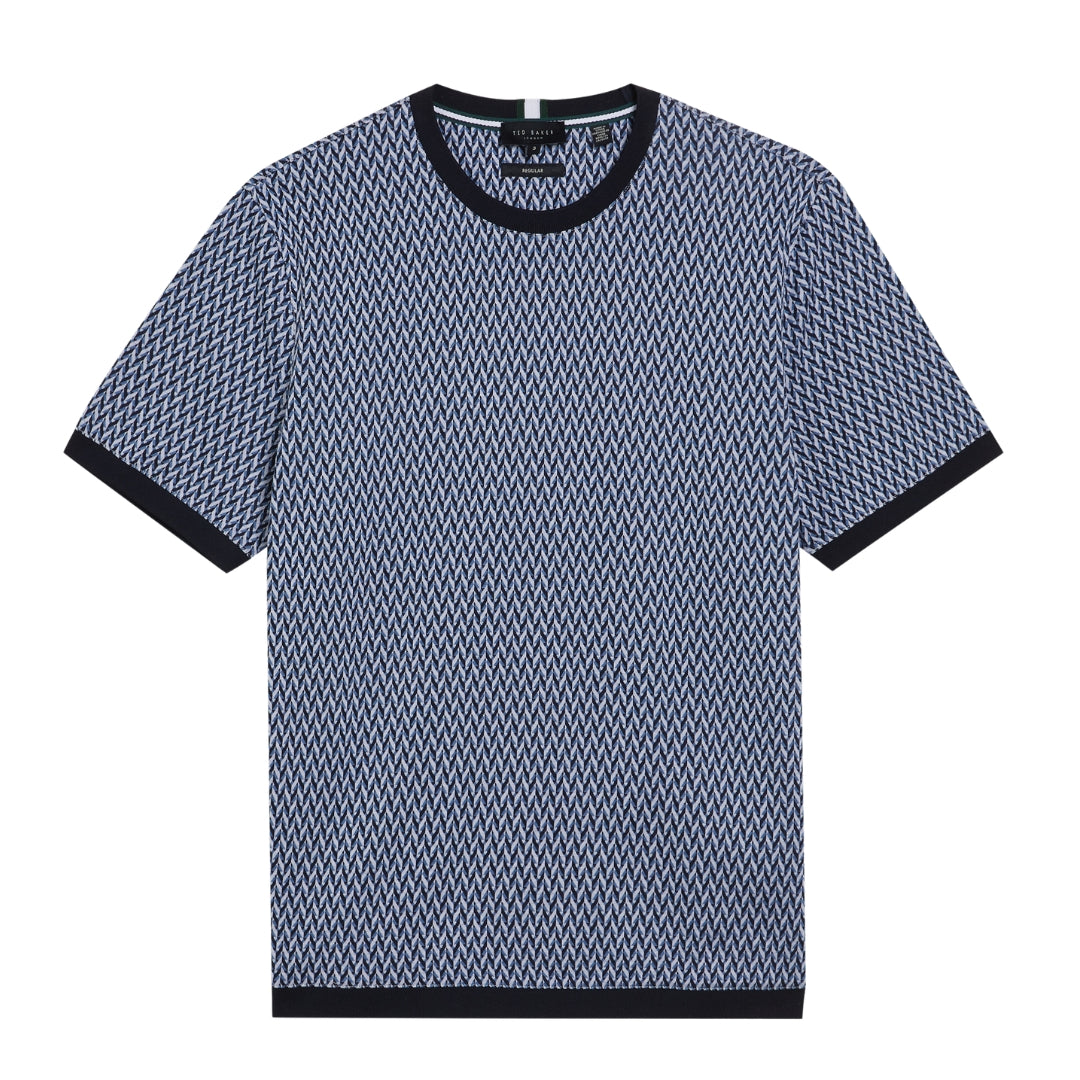 Ted Baker MMB FINITY SS Regular Jacquard T Shirt 6
