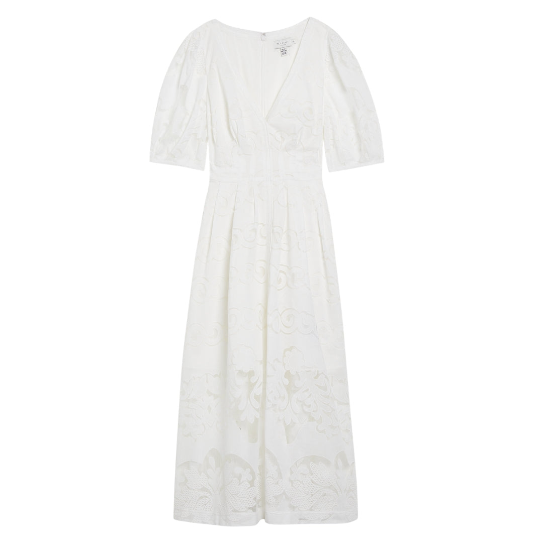 Ted Baker WMD AGNEL Lace Puff Sleeve Midi Dress 3