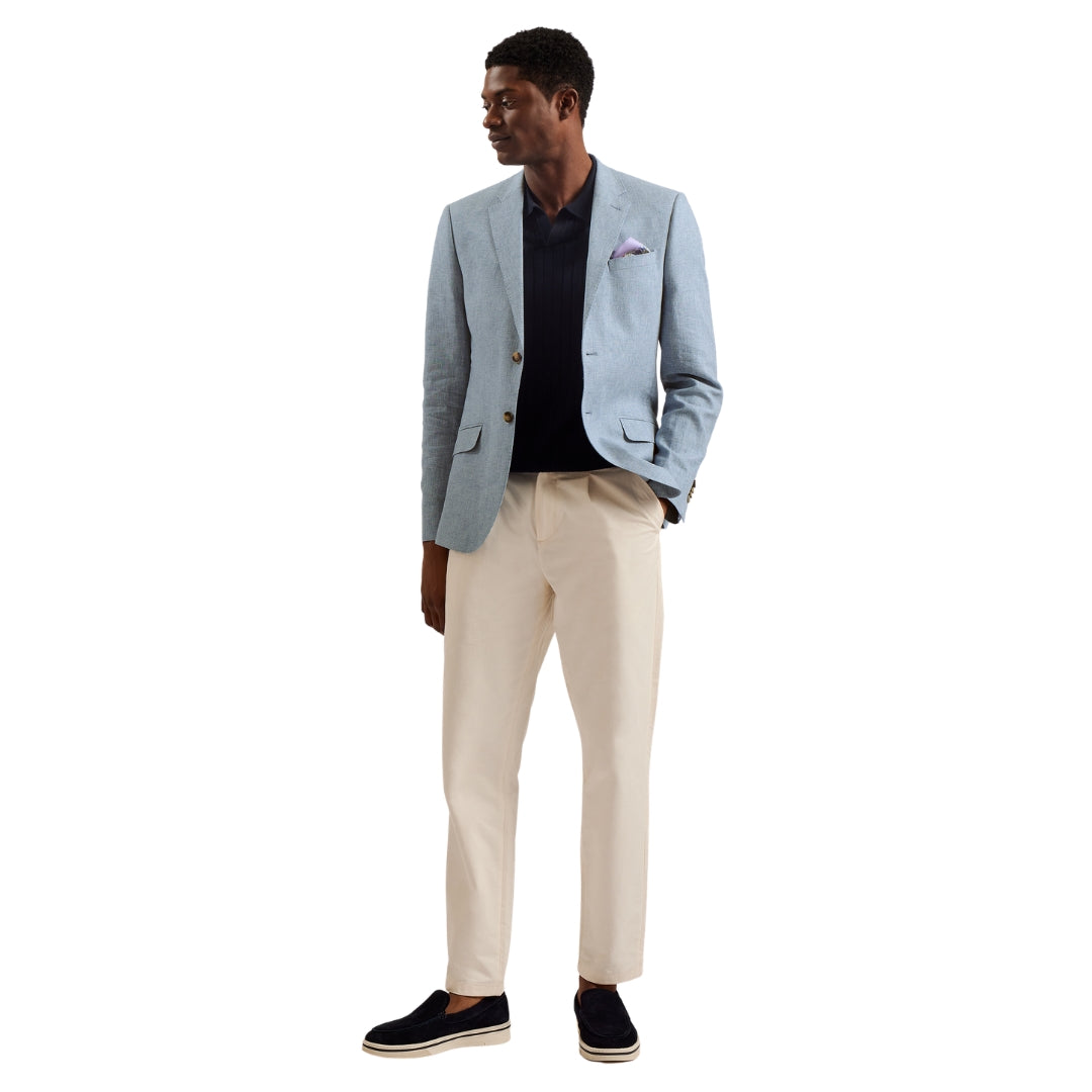 Ted Baker MMJ DAMASKJ Slim Cotton Linen Blazer 1