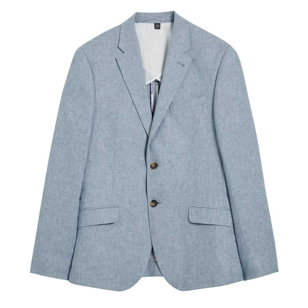 Ted Baker MMJ DAMASKJ Slim Cotton Linen Blazer 1