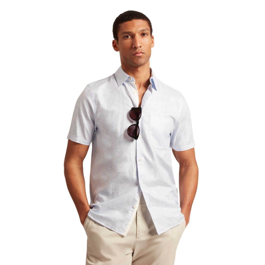 Ted Baker MMA PALOMAS SS LINEN SHIRT