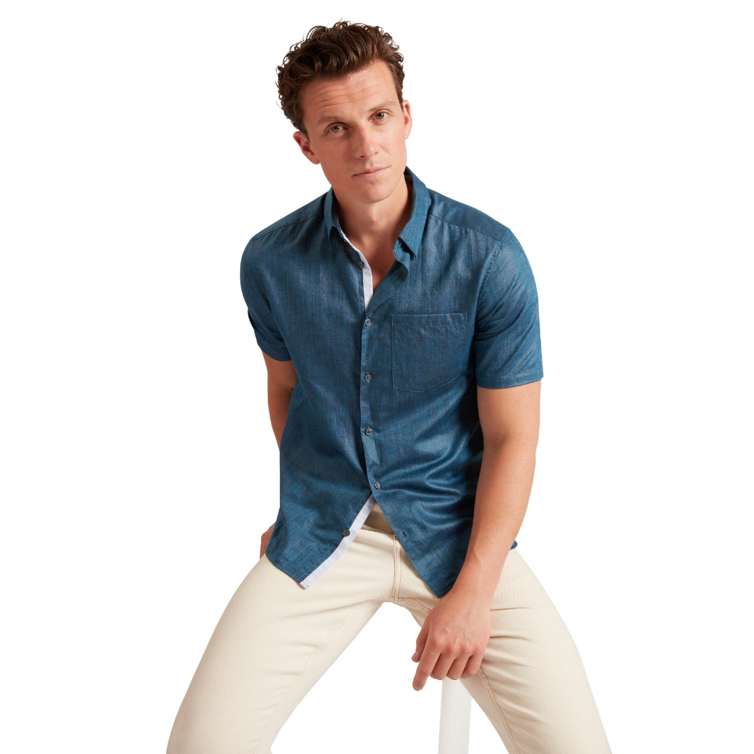 Ted Baker MMA PALOMAS SS LINEN SHIRT 2