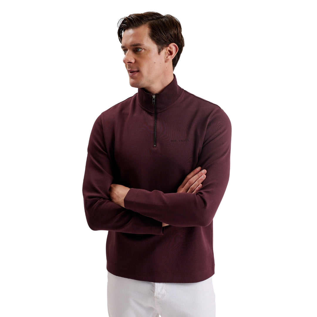 Ted Baker MMB ACTOS Ls Branded Half Zip 6